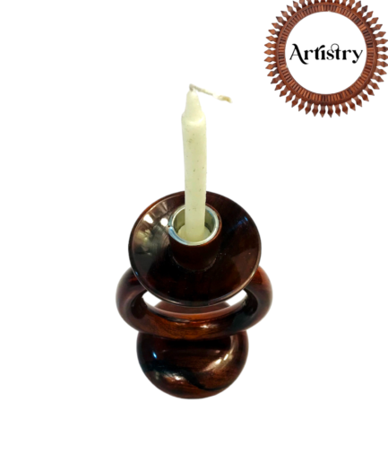 Decorative Wooden Candle Stand